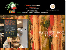 Tablet Screenshot of gianellisdrivethru.com